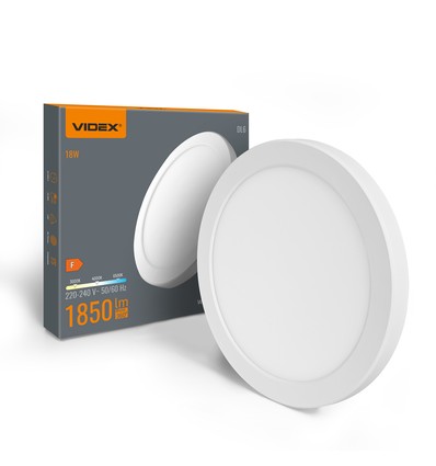 18W LED Deckenleuchte, CCT - 103lm/W, IP21, 21,7x21,7cm, weißer Rand, einstellbare Lichtfarbe, Einbau/Aufbau