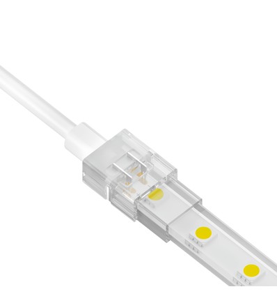 Wasserdichter Startstecker für LED-Streifen - 10 mm, einfarbig, IP68, 5V-24V