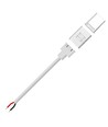Wasserdichter Startstecker für LED-Streifen - 10 mm, einfarbig, IP68, 5V-24V