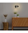 14W Designer LED Wandleuchte - Schwarz, 1500lm, 25x10x18 cm, inkl. Leuchtmittel