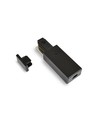 2m Schienen für Schienenspot - 1-phasig, schwarz, 1F2W