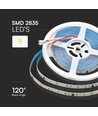 120 VT-2835 LED Lauflicht-Strip 10W/m - 24V, 4000K, IP20, 10m/Rolle