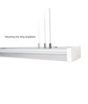 120cm Limea Prismatica CCT LED Leuchte - 20/30/40W, 130lm/W, IP44, IK10, 3CCT, 5 Jahre Garantie