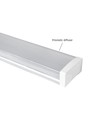 120cm Limea Prismatica CCT LED Leuchte - 20/30/40W, 130lm/W, IP44, IK10, 3CCT, 5 Jahre Garantie