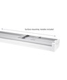 120cm Limea Prismatica CCT LED Leuchte - 20/30/40W, 130lm/W, IP44, IK10, 3CCT, 5 Jahre Garantie