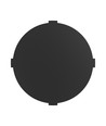 10W Runde CCT Wandleuchte - IP65, schwarz, 360°, 3-in-1 CCT