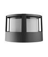 10W Runde CCT Wandleuchte - IP65, schwarz, 360°, 3-in-1 CCT