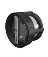 10W Runde CCT Wandleuchte - IP65, schwarz, 360°, 3-in-1 CCT
