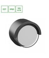10W Außenwandleuchte, CCT - 3 Lichtfarben, asymmetrisches Licht, IP65, schwarz