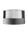10W Verto Round Edge CCT Wandleuchte, IP65 - 120lm/W, schwarz, 3-CCT, asymmetrisches Licht, Außen/Innen