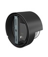 10W Verto Round Edge CCT Wandleuchte, IP65 - 120lm/W, schwarz, 3-CCT, asymmetrisches Licht, Außen/Innen