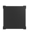 10W Verto Square Cup Wandleuchte, CCT - 1200lm, IP65, schwarz, quadratisch, asymmetrisches Licht, Innen / Außen