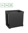 10W Verto Square Cup Wandleuchte, CCT - 1200lm, IP65, schwarz, quadratisch, asymmetrisches Licht, Innen / Außen