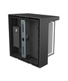 10W Verto Square Edge CCT Wandleuchte - 120lm/W, IP65, schwarz, 3-CCT, 160x160mm