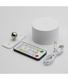 4,5W Wiederaufladbare Wandleuchte CCT - IP20, rund, weiß, 360° drehbar, inkl. Leuchtmittel und Fernbedienung