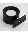 4,5W Wiederaufladbare Wandleuchte CCT - IP20, rund, mattschwarz, 360° drehbar, inkl. Leuchtmittel und Fernbedienung