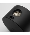 4,5W Wiederaufladbare Wandleuchte CCT - IP20, rund, mattschwarz, 360° drehbar, inkl. Leuchtmittel und Fernbedienung