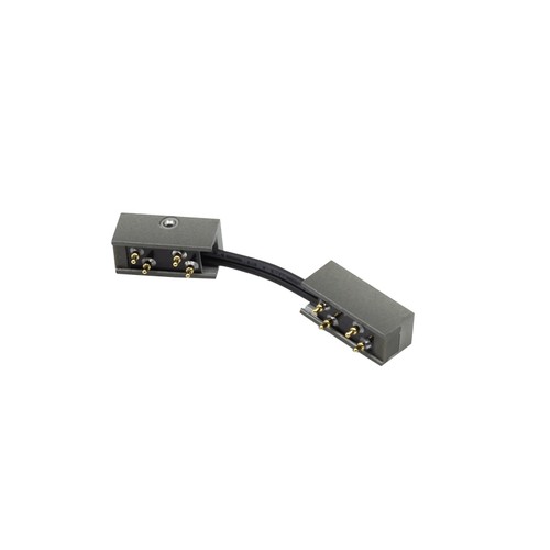 Verbinder für PicoTrack 2 Schiene - 12V, Magnetisch, Anthrazit, für Akustikpaneele / Vitrinen / Fensterbeleuchtung