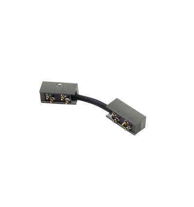 Verbinder für PicoTrack 2 Schiene - 12V, Magnetisch, Anthrazit, für Akustikpaneele / Vitrinen / Fensterbeleuchtung