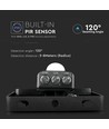 30W LED-Fluter mit Sensor - 120lm/W, Schwarz, Arbeitsleuchte, Schnellverbinder
