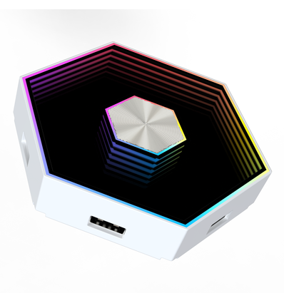 12 Stk. RGBIC Hexagon Infinity Wandleuchten - Set
