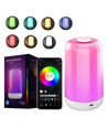 Wiederaufladbare RGB+CCT LED Tisch-/Nachtlampe - Bluetooth, Weiß, Touch-dimmbar, IP20 Innenbereich