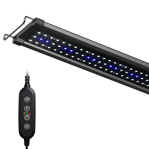 60-80 cm Aquariumleuchte - 18W LED, weiß/blau, verstellbar