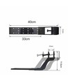 27,5 cm Aquariumlampe - 10W LED, weiß/blau