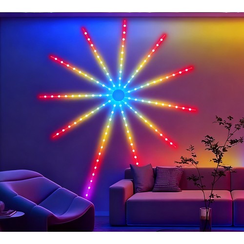 Feuerwerk LED-Streifen - 5V USB, Bluetooth-App