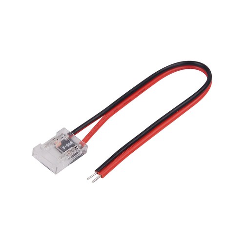 Verbinder für 10mm COB LED Strip - 10cm Kabel, 2-Pin, zum Löten