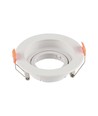 GU10 Einbauspot - Rund, Weiß, IP20, Loch: Ø8,5 cm, Maße: Ø10,2 cm, ohne Leuchtmittel
