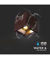9W LED Solar-Wandleuchte - IP65, CCT, 3 Lichtfarben, PIR-Sensor, Corten-Gehäuse