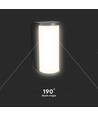 12W CCT LED Wandleuchte - IP65, schwarz, 3-in-1 Farbumschaltung, 1760lm, inkl. Leuchtmittel