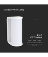 12W moderne Wandleuchte, 140lm/W - IP65, weiß, dimmbar, CCT, inkl. Leuchtmittel