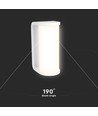 12W moderne Wandleuchte, 140lm/W - IP65, weiß, dimmbar, CCT, inkl. Leuchtmittel