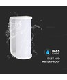 12W moderne Wandleuchte, 140lm/W - IP65, weiß, dimmbar, CCT, inkl. Leuchtmittel