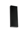 8W LED Wandleuchte mit Up/Down Licht - 140lm/W, IP65, schwarz, 4000K, rechteckig, inkl. Leuchtmittel