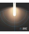 E14 4W LED-Lampe - T20, Filament, Klarglas