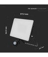 50W LED Fluter mit Sensor - 120lm/W, IP65, Fast Connector, Arbeitsleuchte, Außenbereich