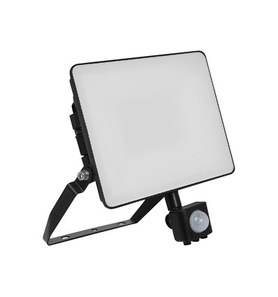 50W LED Fluter mit Sensor - 120lm/W, IP65, PIR Sensor, Außenbereich