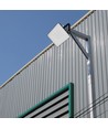30W LED Fluter mit Fast Connector - 120lm/W, IP65, schwarz, 4000K, Außenwandmontage