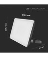 50W LED Fluter mit Fast Connector - 120lm/W, IP65, schwarz, Außenbereich