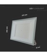 200W LED Fluter - IP65, weiß, 4000K, Außenfassadenbeleuchtung