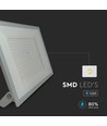200W LED Fluter - IP65, 4000K, schwarzes Gehäuse, Außenbereich