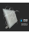200W LED Fluter - IP65, 4000K, schwarzes Gehäuse, Außenbereich