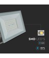 50W LED Fluter - IP65, weißer Rand, Außenbereich