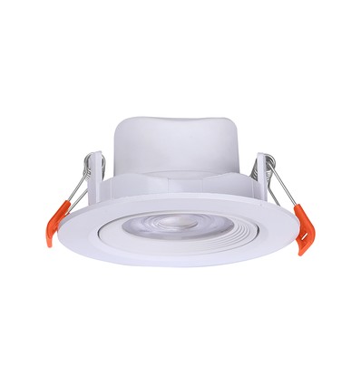 7W Ø8,8cm LED Einbaustrahler - Lochausschnitt: Ø6,8 cm, Maße: Ø8,8 cm, CCT - 3 Lichtfarben