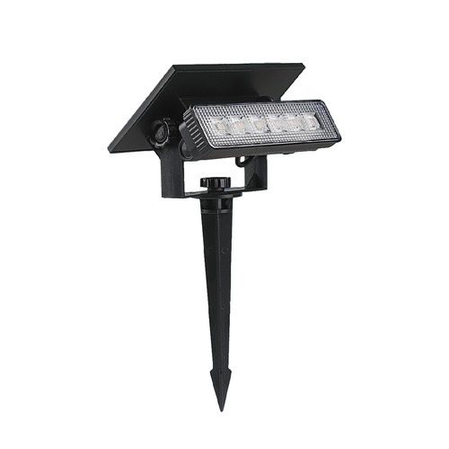0,9W Solara Mini 2-in-1 Gartenleuchte - Schwarz, IP65, warmweiß, Wandleuchte und Erdspieß, Solar