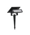 0,9W Solara Mini 2-in-1 Gartenleuchte - Schwarz, IP65, warmweiß, Wandleuchte und Erdspieß, Solar