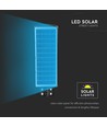 12W Solar LED Straßenleuchte - 1200lm, IP65, 6000K, schwarz, inkl. Solarpanel und Batterie